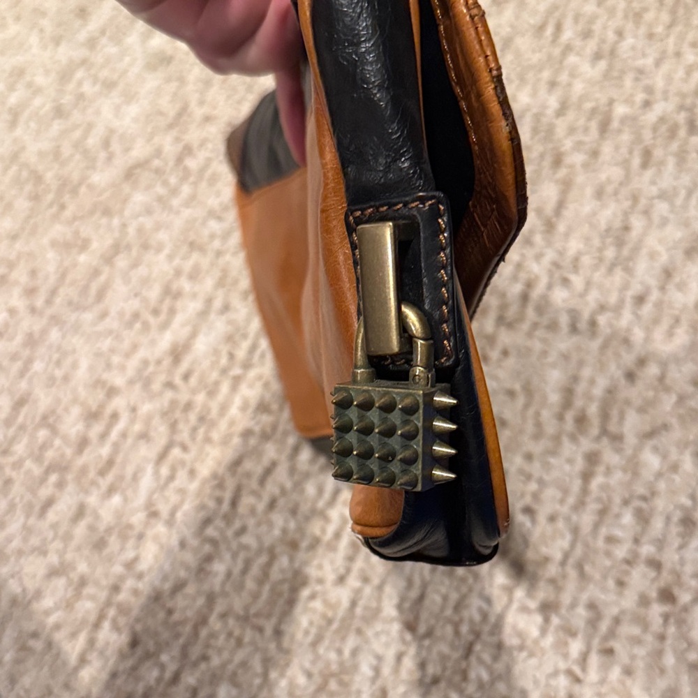 Sam Edelman Leather Patchwork Clutch - image 5